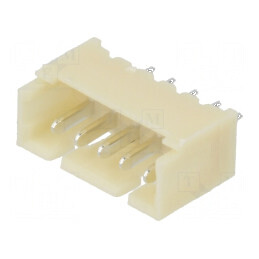 Conector cablu-placă soclu tată 1,25mm PIN 5 THT 125V 1A | Electronic-mag.ro | Componente Electronice