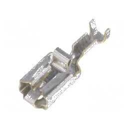 Terminal plat 6,3mm mamă crimpat pe cablu 0,5-1,5mm2 | Electronic-mag.ro | Componente Electronice