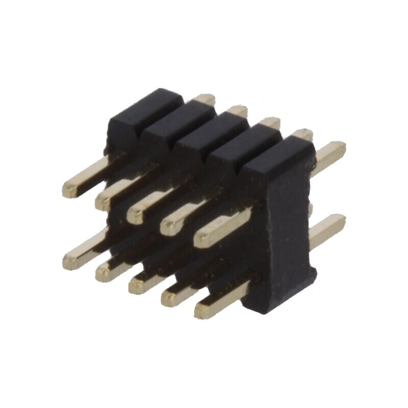 Conector şiruri pini tată 10 pini 1,27mm THT | Electronic-mag.ro | Componente Electronice