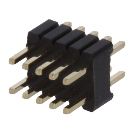 Conector şiruri pini tată 10 pini 1,27mm THT | Electronic-mag.ro | Componente Electronice