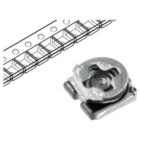 Potențiometru SMD 1kΩ 100mW montare simplă ±25% | Electronic-mag.ro | Componente Electronice