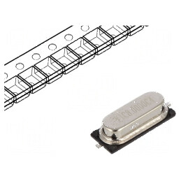 Rezonator cu cuarț 8MHz ±30ppm 20pF SMD HC49SM | Electronic-mag.ro | Componente Electronice