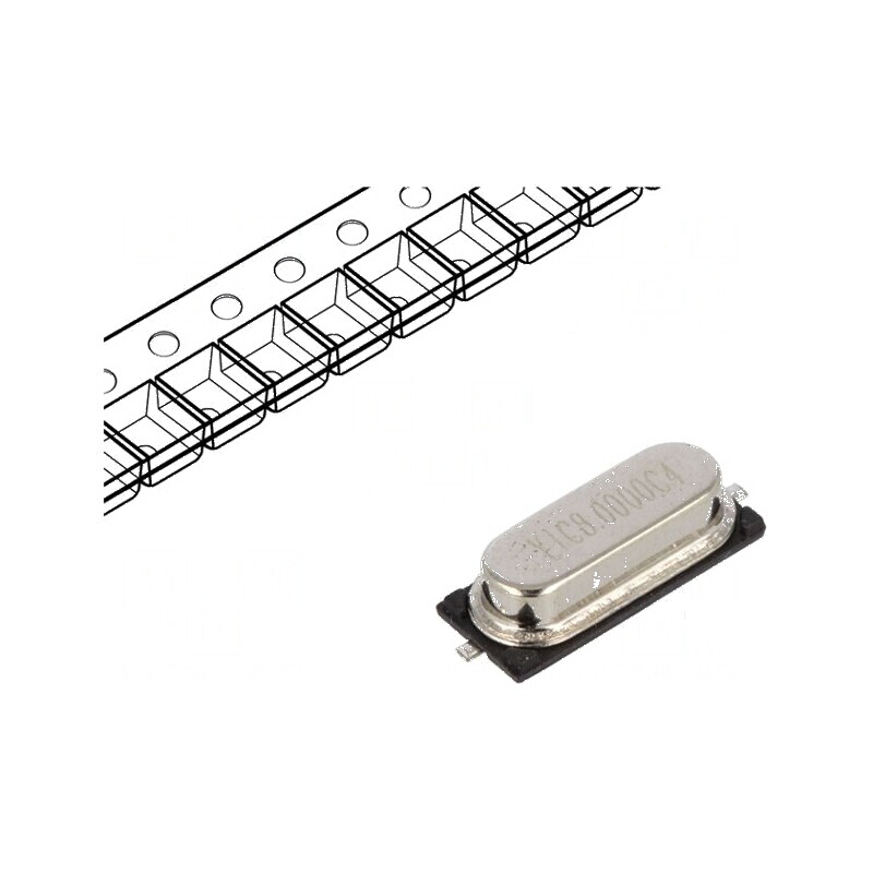 Rezonator cu cuarț 8MHz ±30ppm 20pF SMD HC49SM | Electronic-mag.ro | Componente Electronice Rezonator cu cuarț 8MHz ±30ppm 20pF SMD HC49SM | Electronic-mag.ro | Componente Electronice