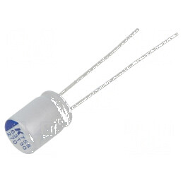 Condensator polimeric low ESR 270uF 6.3VDC 18mΩ THT | Electronic-mag.ro | Componente Electronice
