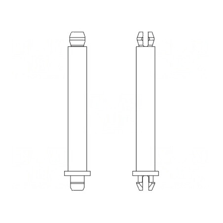 Distanţier PCB Poliamidă 66 9,5mm Clichet | Electronic-mag.ro | Componente Electronice