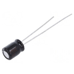Condensator electrolitic THT 10uF 35VDC Ø5x7mm 2mm Raster | Electronic-mag.ro | Componente Electronice