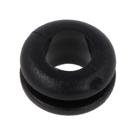 Manșon negru 9mm Øorif, 6mm Øorif, grosime max. 1,5mm | Electronic-mag.ro | Componente Electronice