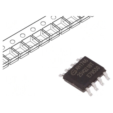 Memorie FLASH IC 2Mb Quad I/O SPI 104MHz SOP8 | Electronic-mag.ro | Componente Electronice