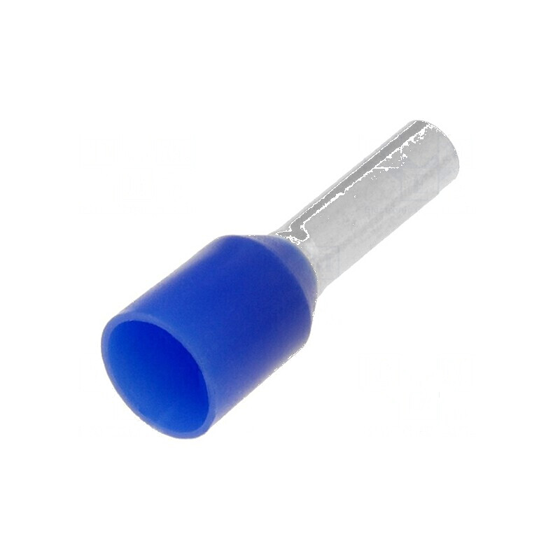 Vârf tub de capăt izolată cupru 2,5mm2 8mm cositorit crimpat | Electronic-mag.ro | Componente Electronice