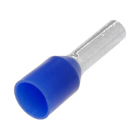 Vârf tub de capăt izolată cupru 2,5mm2 8mm cositorit crimpat | Electronic-mag.ro | Componente Electronice