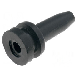 Manșon PVC negru Ø9,5mm Ø3mm lungime 28,5mm | Electronic-mag.ro | Componente Electronice
