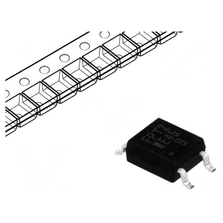 Optocuplor SMD 1 Canal OUT Tranzistori 3,75kV 60V | Electronic-mag.ro | Componente Electronice
