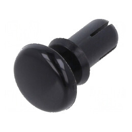 Diblu poliamidă 4mm x 7.1mm negru | Electronic-mag.ro | Componente Electronice