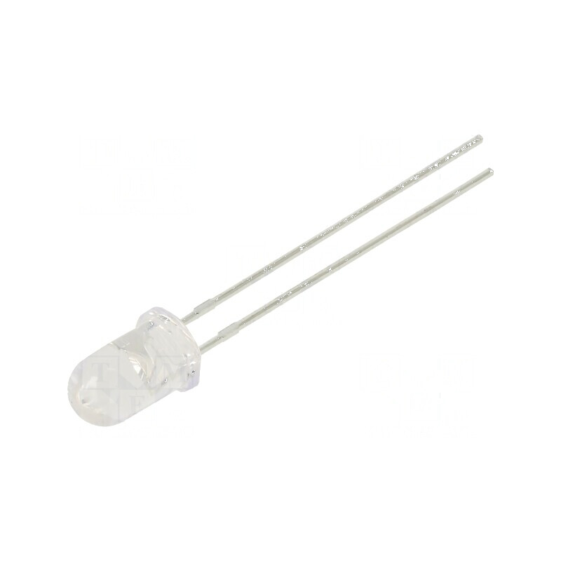LED 5mm roșu 6000÷10000mcd 20° convex pungă | Electronic-mag.ro | Componente Electronice