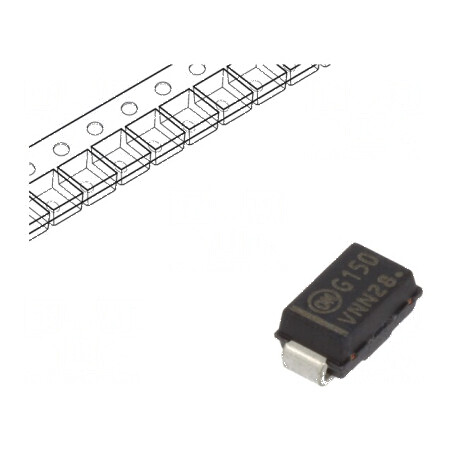 Diodă Zener 1,5W 150V SMD 1uA | Electronic-mag.ro | Componente Electronice