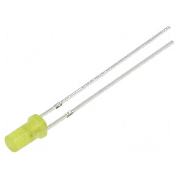LED 3mm galben 150-220mcd 140° plat -30÷85°C | Electronic-mag.ro | Componente Electronice