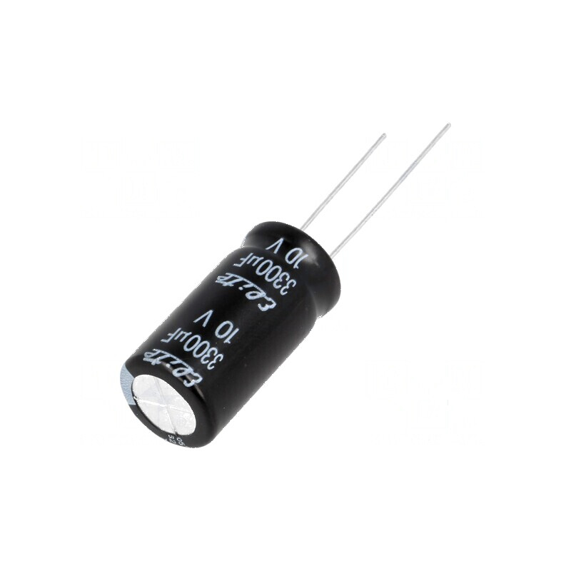 Condensator electrolitic THT 3300uF 10VDC Ø12,5x25mm ±20% | Electronic-mag.ro | Componente Electronice Condensator electrolitic THT 3300uF 10VDC Ø12,5x25mm ±20% | Electronic-mag.ro | Componente Electronice