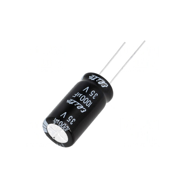 Condensator electrolitic THT 1000uF 35V Ø12,5x25mm ±20% | Electronic-mag.ro | Componente Electronice Condensator electrolitic THT 1000uF 35V Ø12,5x25mm ±20% | Electronic-mag.ro | Componente Electronice