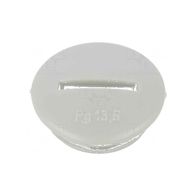 Capac protecție PG13,5 polistiren gri deschis 6,5mm | Electronic-mag.ro | Componente Electronice