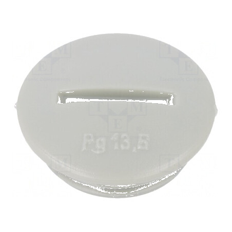 Capac protecție PG13,5 polistiren gri deschis 6,5mm | Electronic-mag.ro | Componente Electronice