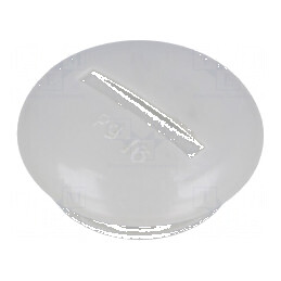 Capac protecție PG16 polistiren gri deschis 6,5mm | Electronic-mag.ro | Componente Electronice