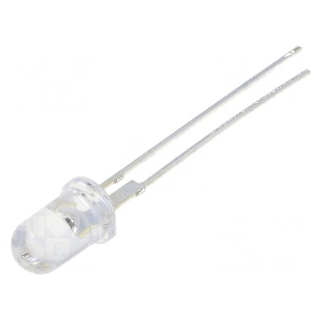 LED 5mm roșie 60000-75000mcd 15° convex | Electronic-mag.ro | Componente Electronice