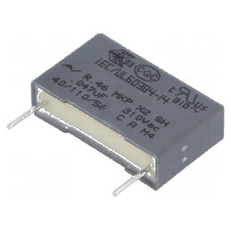 Condensator polipropilenă X2 R46 310V 47nF 18x5x11mm THT | Electronic-mag.ro | Componente Electronice