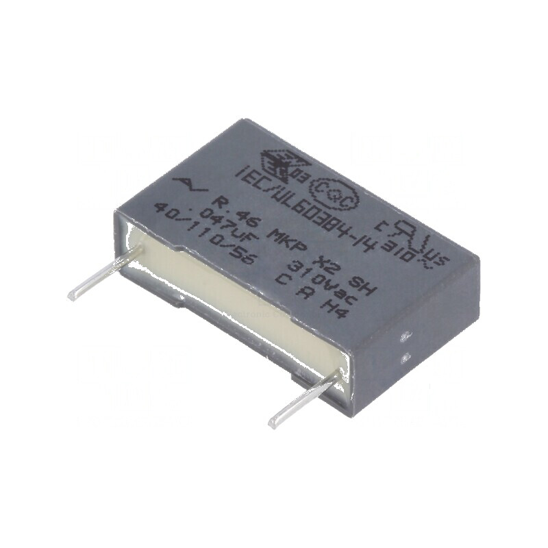 Condensator polipropilenă X2 R46 310V 47nF 18x5x11mm THT | Electronic-mag.ro | Componente Electronice Condensator polipropilenă X2 R46 310V 47nF 18x5x11mm THT | Electronic-mag.ro | Componente Electronice