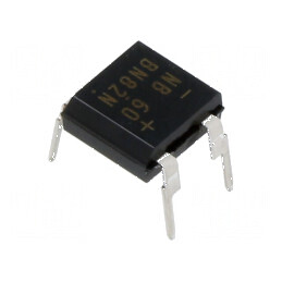 Punte redresoare monofazată Urmax 600V 1A 30A DIP4 | Electronic-mag.ro | Componente Electronice