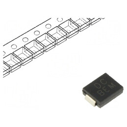 Diodă TVS bidirecțională 1,5kW 16,7V 61,5A SMC  | Electronic-mag.ro | Componente Electronice
