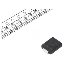 Diodă TVS 1,5kW 6,67V 145,6A Unidirecțională SMC Rola Banda | Electronic-mag.ro | Componente Electronice