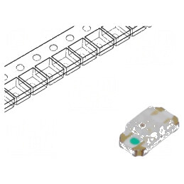 LED SMD 1206 roșie/verde 3,2x1,6x0,95mm 120° 5mA - iluminare eficientă | Electronic-mag.ro | Componente Electronice