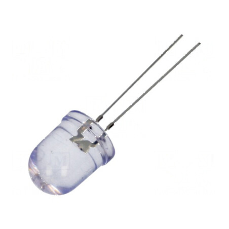 LED 10mm mov 660-1000mcd 8° convex | Electronic-mag.ro | Componente Electronice