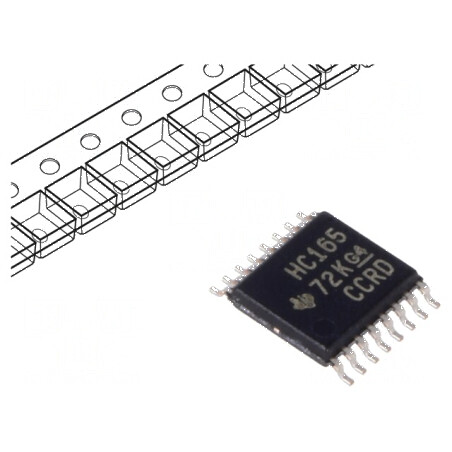 IC digital 8bit asincron ieșire serie intrare paralelă SMD | Electronic-mag.ro | Componente Electronice