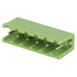Regletă de conexiuni deconectabilă 5,08mm, 6 piste | Electronic-mag.ro | Componente Electronice