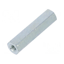 Piuliță distanțieră filetată M3 25mm hexagonală | Electronic-mag.ro | Componente Electronice