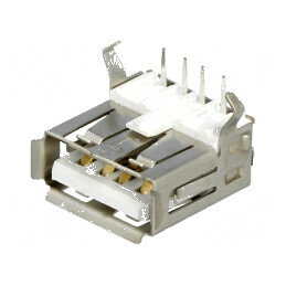 Conector USB A soclu THT unghi 90° | Electronic-mag.ro | Componente Electronice