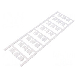 Markere poliamidă 66 albă 3-5mm -40÷100°C clichet SFC H: 12mm | Electronic-mag.ro | Componente Electronice