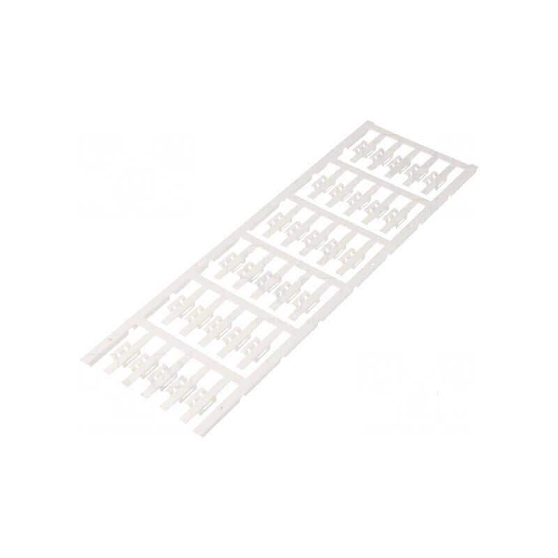 Markere poliamidă 66 albă 1,5÷2,5mm -40÷100°C clichet SFC | Electronic-mag.ro | Componente Electronice