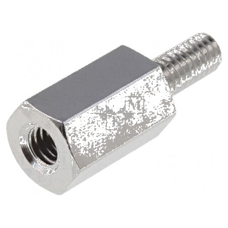 Piuliță distanțieră filetată 8mm M2.5 hexagonală | Electronic-mag.ro | Componente Electronice