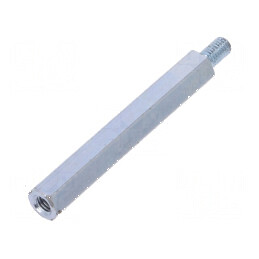 Piuliță distanțieră filetată 35mm M3 intern și extern | Electronic-mag.ro | Componente Electronice