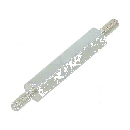 Piuliță distanțieră filetată 18mm M2 hexagonală | Electronic-mag.ro | Componente Electronice