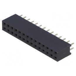 Conector şiruri pini soclu mamă 28 PIN 2,54mm THT 2x14 | Electronic-mag.ro | Componente Electronice