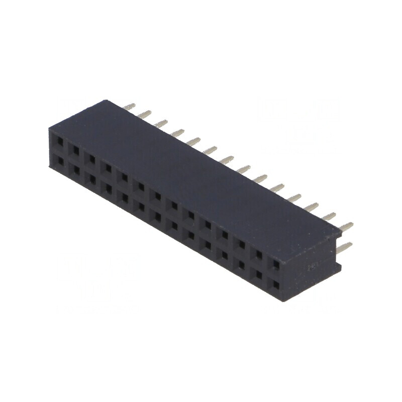 Conector şiruri pini soclu mamă 28 PIN 2,54mm THT 2x14 | Electronic-mag.ro | Componente Electronice