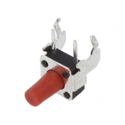 Microîntrerupător TACT SPST-NO 0,05A/24VDC THT | Electronic-mag.ro | Componente Electronice