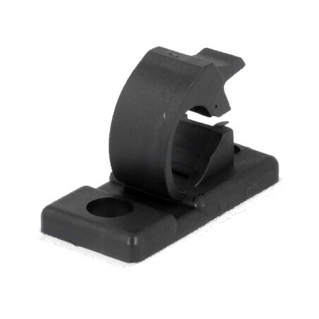 Mâner autoadeziv poliamidă neagră cu filet 5,5mm UL94V-2 | Electronic-mag.ro | Componente Electronice