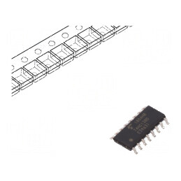 Decodor digital IC C²MOS SMD SO16 3-8 linii 2-6VDC 16ns | Electronic-mag.ro | Componente Electronice