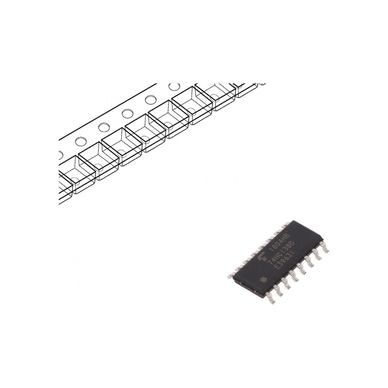 Decodor digital IC C²MOS SMD SO16 3-8 linii 2-6VDC 16ns | Electronic-mag.ro | Componente Electronice Decodor digital IC C²MOS SMD SO16 3-8 linii 2-6VDC 16ns | Electronic-mag.ro | Componente Electronice