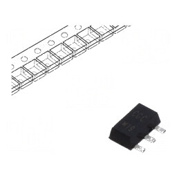 Tranzistor PNP bipolar 20V 2A SC62 SOT89 | Electronic-mag.ro | Componente Electronice