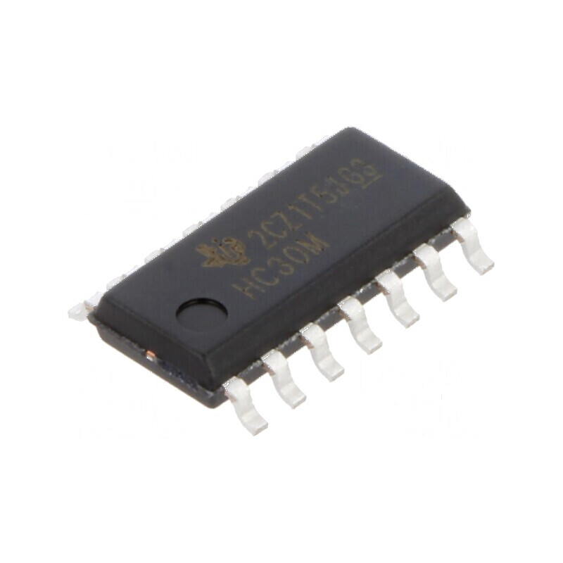 IC digital NAND 1 canal 8 intrări SMD SO14 2÷6VDC HC | Electronic-mag.ro | Componente Electronice